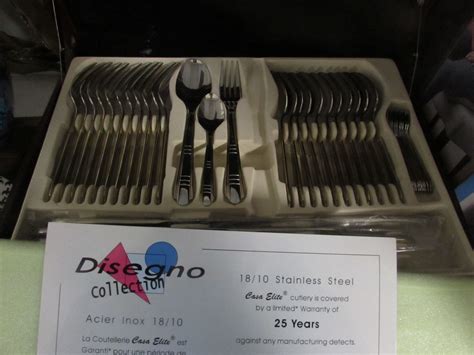 CASA ELITE DISEGNO COLLECTION 18/10 STAINLESS STEEL CUTLERY SET