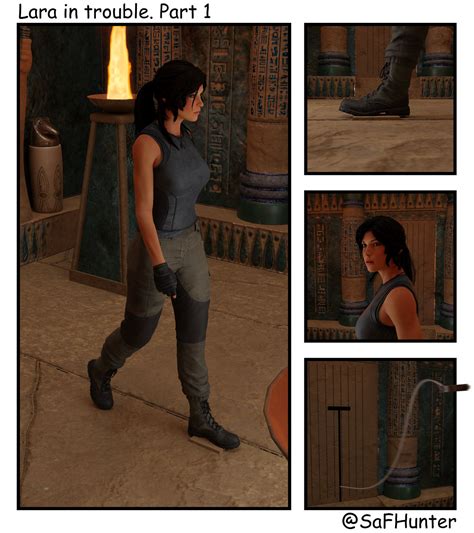 Lara in trouble. Part 1 by SaFHunter on DeviantArt
