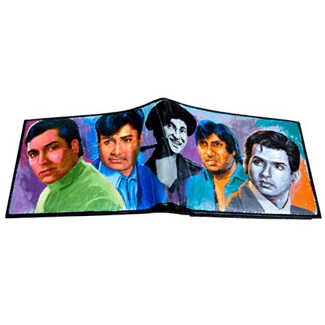 Bollywood merchandise online: Greatest Bollywood actors of all time wallet