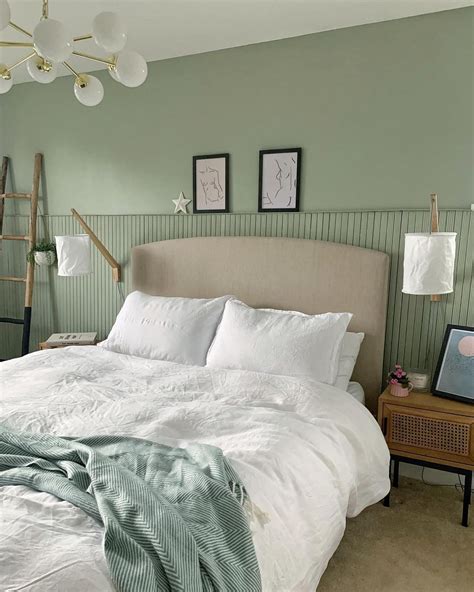 light green and white bedroom ideas
