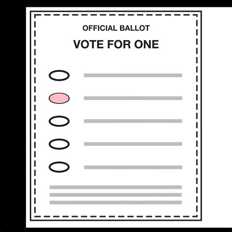 Voting Ballot Template 的图像结果