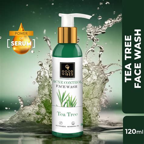 Buy Good Vibes Gentle Cleansing Face Wash - Tea Tree (120 ml)