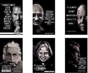 surmul 45.72 cm Combo of Steve Gandhi Albert APJ Abdul Kalam Abraham ...