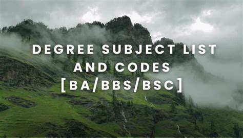 Image result for Graduate Program Subject List