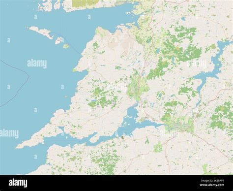 Clare, county of Ireland. Open Street Map Stock Photo - Alamy