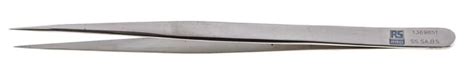 RS PRO | RS PRO 140 mm, Stainless Steel, Tweezers | 136-9851 | RS