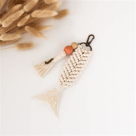 Image result for Macrame Fish Tail Key Chain