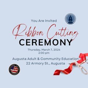 Ribbon Cutting Ceremony, 22 Armory Street, Augusta, ME, United States ...