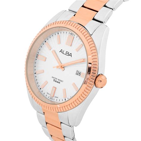 AS9S62X1 Silver White Patterned Dial Watch – ALBA WATCHES INDIA