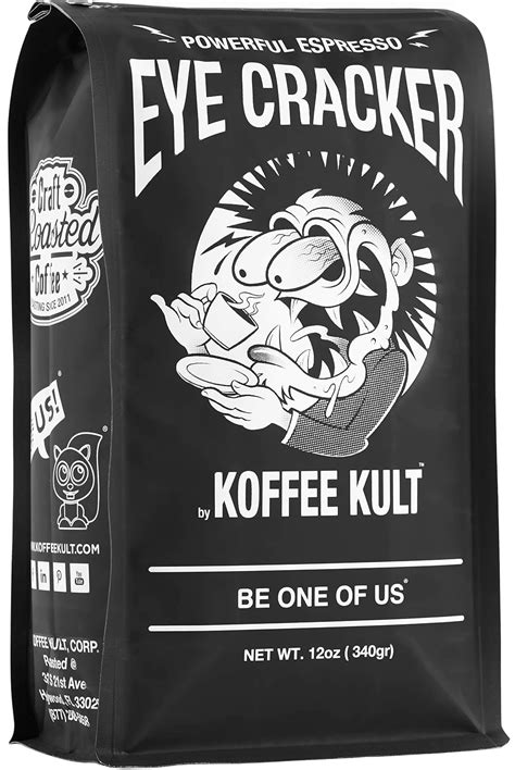 Buy Koffee Kult Eye Cracker Espresso Beans - Bright, Bold Medium Roast ...