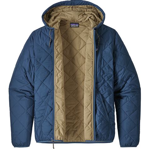 Patagonia Diamond Quilted Bomber Hooded Jacket - Men's | Backcountry.com