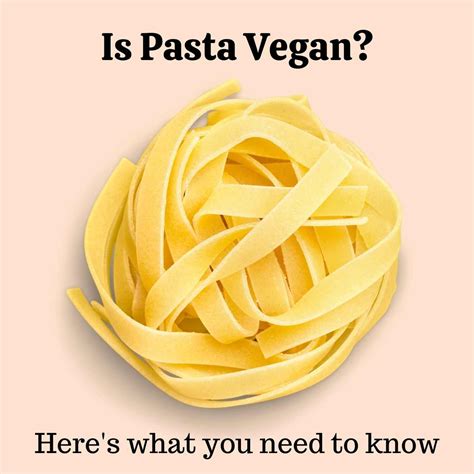 Is Pasta Vegan? Here's What You Need To Know! - Health My Lifestyle