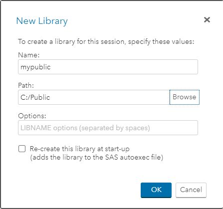 Creating a Library SAS 的图像结果
