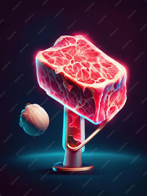 Premium AI Image | bone marrow bones display abstract texture