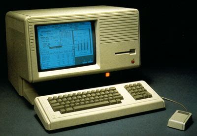 Apple Lisa Computer with Graphical User Interface and Mouse Appears in 1983