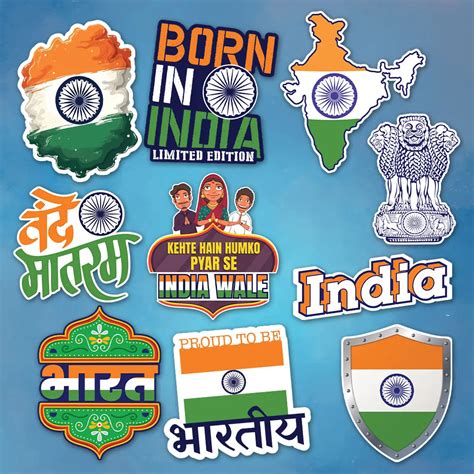Buy Indian - Sticker Pack Of 10 in India at Best Price - Zop by Shiprocket