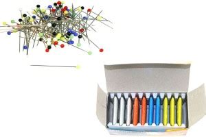 Crafts Haveli Combo 2 Items Ball Pin & Tailoring Chalk Sewing Kit Price ...