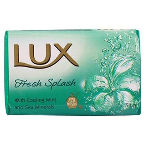 Buy Lux Fresh Splash Cooling Mint and Sea Minerals Soap Bar, 54g Online ...