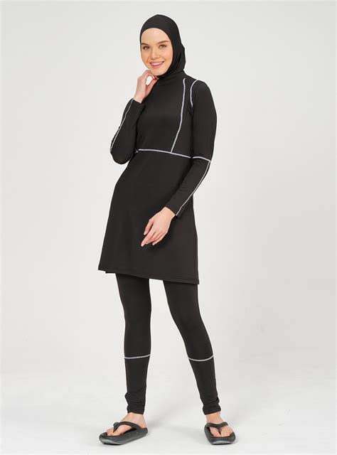 - Full Coverage Swimsuit Burkini