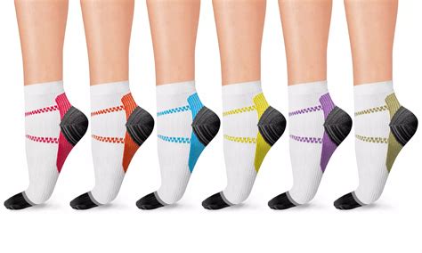Unisex Striped Compression Socks | Groupon Goods