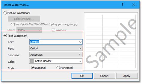 Image result for Excel Add Background Text