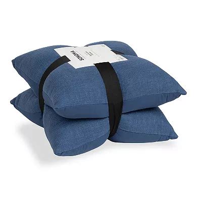 Sonoma Goods For Life® Textured Denim Solid 18" x 18" Throw Pillow 2 ...
