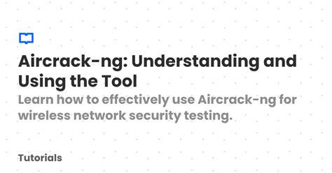 Image result for Aircrack-ng Tutorial