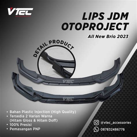 Promo Front Lips Bumper Depan All New Brio Facelift 2023 OTOPROJECT ...