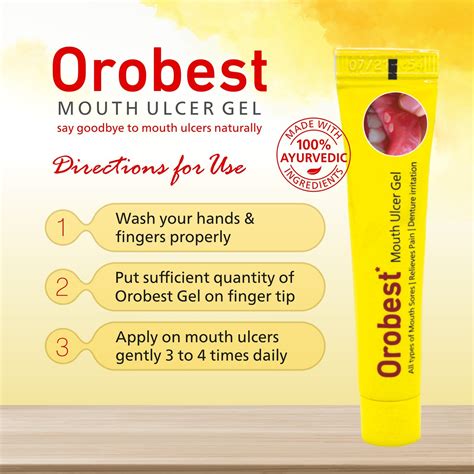 Orobest Mouth Ulcer Gel (10 gm) – Aarogyam - The Wellness Store