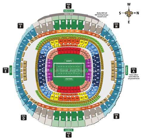 How Many Seats In A Row Superdome at Elaine Boehme blog