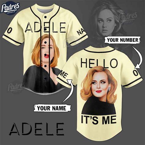Adele Singer Custom Baseball Jersey - Padres Jersey Oasis: Elevate Your Baseball Style Game