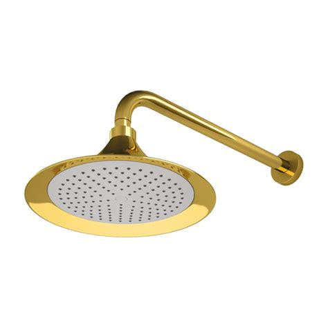 Gold Single Flow Regular Shower (Standard Size Shower) – Decure.in