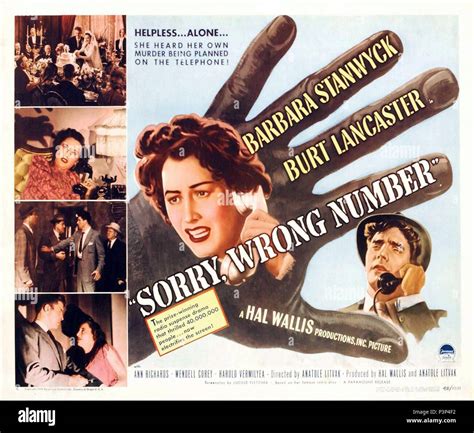 Original Film Title: SORRY WRONG NUMBER. English Title: SORRY WRONG ...