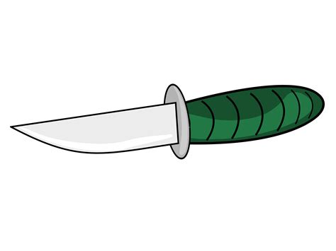 Clipart - A knife