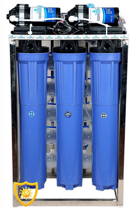 Aquadpure Stainless Steel Body 50 LPH Commercial RO Water Purifier ...