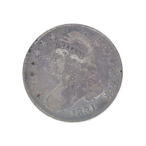Lot Detail - 1831 Capped Bust Liberty Silver Half Dollar Coin
