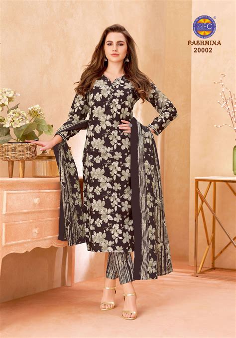 MFC PASHMINA VOL 20 HEAVY COTTON PRINTED LADIES SUITS AT BEST ONLINE ...