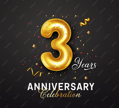 Happy 3Rd Anniversary