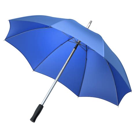 3d render blue umbrella (clipping path) | Premium Photo