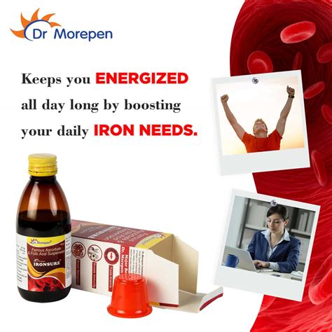 Buy DR. MOREPEN IRONSURE FOLIC ACID & IRON SUPPLEMENT HEMOGLOBIN ...
