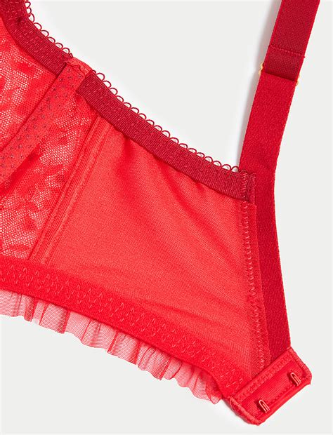 Buy Anna Lace Wired Minimiser Bra C-G at Marks & Spencer