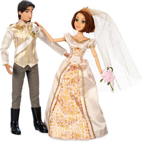 Disney Store Dolls & Games Princess Wedding Doll Set (Rapunzel & Prince ...