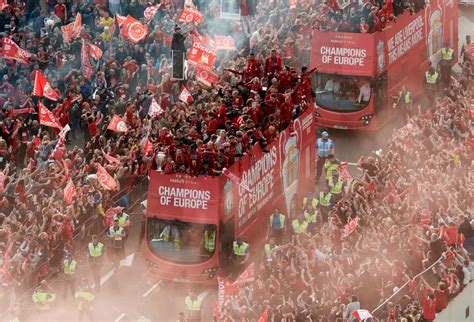 When is Liverpool's Premier League bus parade and trophy presentation?
