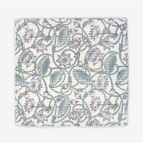 Nilofer aqua blue face towels (Set of 6) – Inka