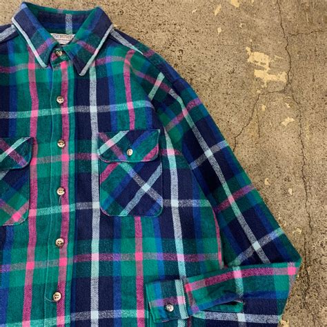 80s FIVE BROTHER L/S flannel shirt | What’z up
