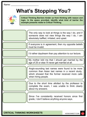Problem Solving Critical Thinking Worksheets Fallacy 的图像结果