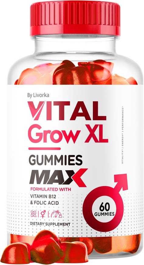 Amazon.com: Vital Grow XL Male Gummies - Men's Performance Gummies 1050MG Vital GrowXL Blend ...