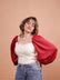 Hearts Red Satin Crop Top – R&Y