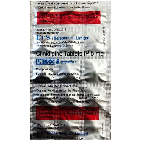 Lnbloc 5 Tablet | Uses, Side Effects, Price | Apollo Pharmacy