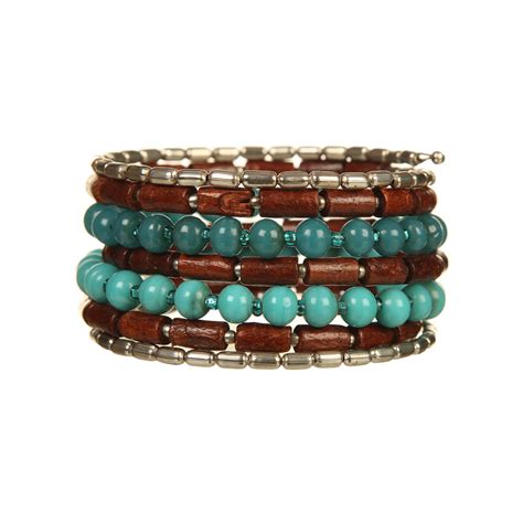 DCA Handcrafted Cluster Beaded Statement Necklace for Women Boho Ethnic ...